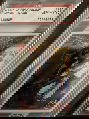 2003 Topps Chrome Dwyane Wade #115 PSA 10