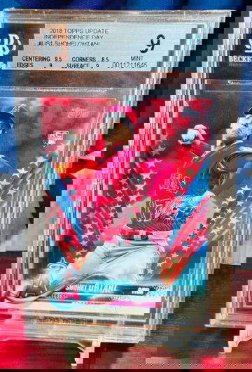 2018 Shohei Ohtani Independence Day /76 BGS 9 Topps Flagship