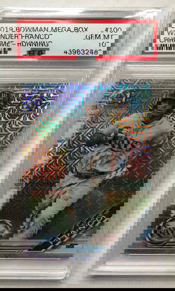 2019 Bowman Chrome Mega Box Wander Franco PSA 10 Rookie RC