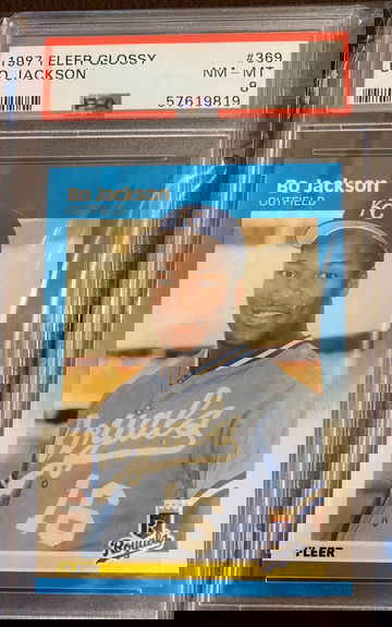 1987 Fleer Glossy Bo Jackson RC #369