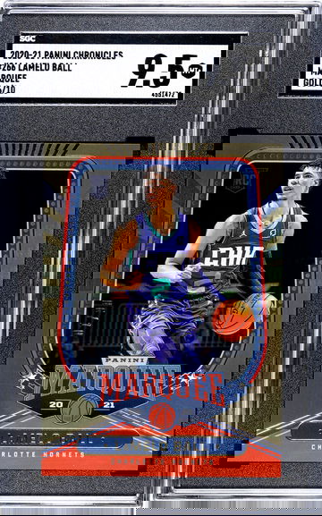 2020-21 Panini Chronicles #266 LaMelo Ball Marquee Gold 6/10