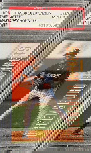 1994 CLASSIC/BEST GOLD #83 DEREK JETER PSA 9 MINT NEW YORK YANKEES ROOKIE