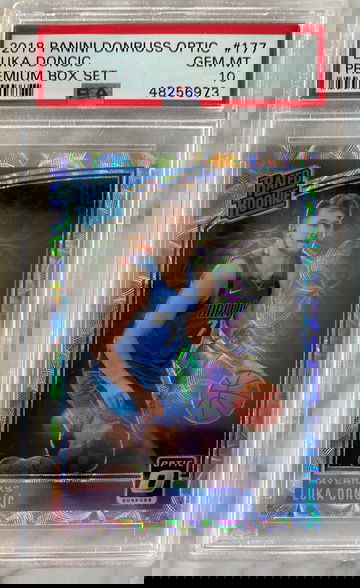 Luka Doncic 2018 Optic Premium Box Set PSA 10. Low pop