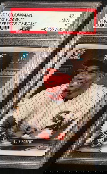 Luis Robert 2018 Chrome PSA 9