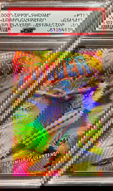 2000 Topps Chrome Power Players Refractor Vladimir Guerrero PSA 10