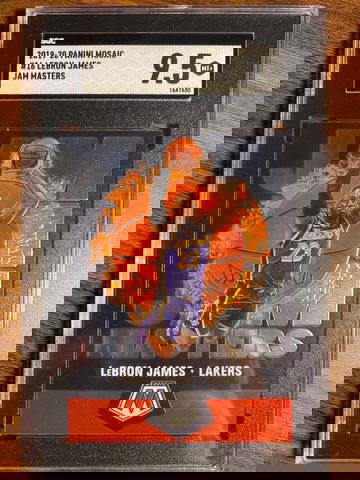 2019-20 Panini Mosaic #16 Lebron James Jam Masters 9.5 Mt+