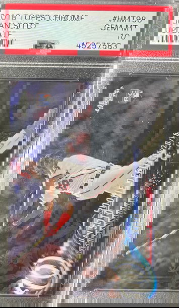 2018 Topps Chrome Update Rookie Juan Soto PSA 10