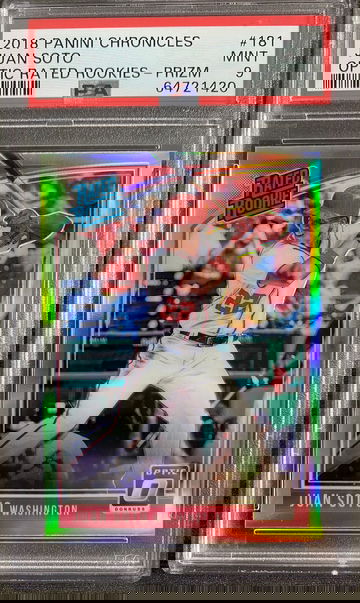 Juan Soto Rookie 2018 Donruss Optic Holo Silver PSA 9 Panini Chronicles Prizm #181