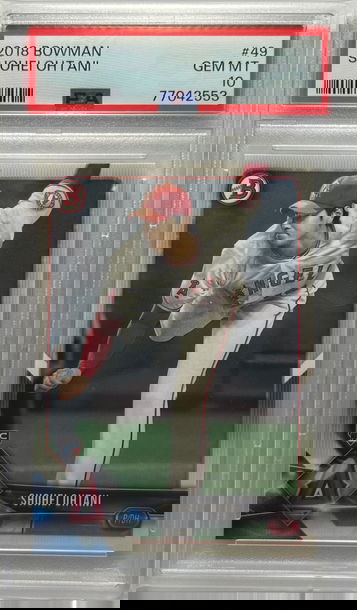 Shohei Ohtani Rookie Card 2018 Bowman #49 PSA 10 Gem Mint RC 🔥 Dodgers Playoffs