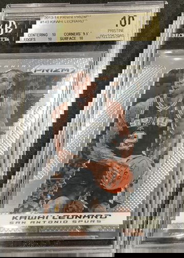 2013 Panini Prizm Kawhi Leonard #143 2nd Year BGS 10 PRISTINE