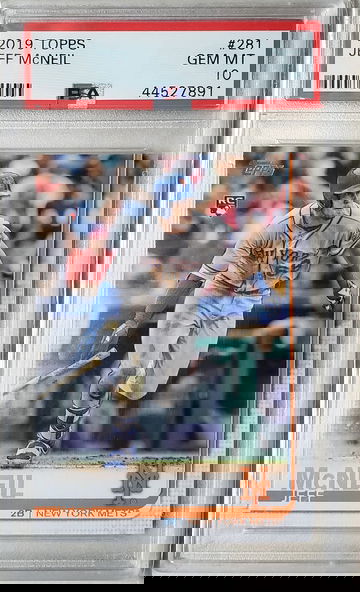 2019 Topps Series 1 Jeff McNeil Rookie Card RC PSA 10 #281