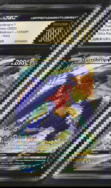 2022 Pokémon Sword & Shield Astral Radiance Garchomp V #178/189 CGC Pristine 10