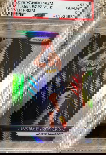 Michael Porter 2018 Prizm Silver PSA 10