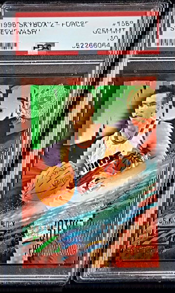 1996 Skybox Z-Force Steve Nash Rookie RC #158 PSA 10 (Low pop - 6)