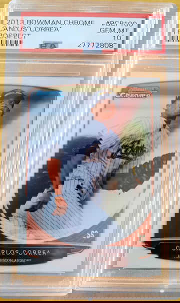 Carlos Correa 2013 Bowman Chrome PSA 10