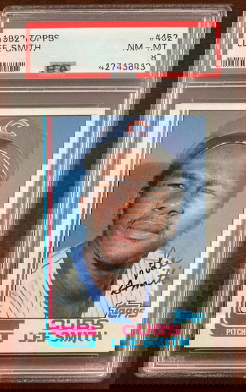 1982 Topps Lee Smith PSA 8