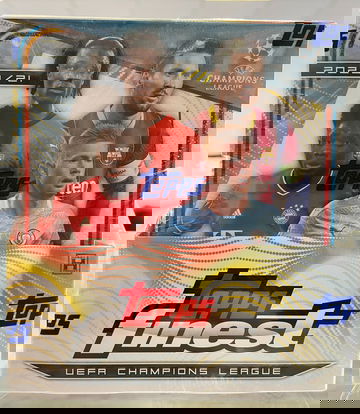 2020-21 TOPPS FINEST UEFA SOCCER HOBBY BOX