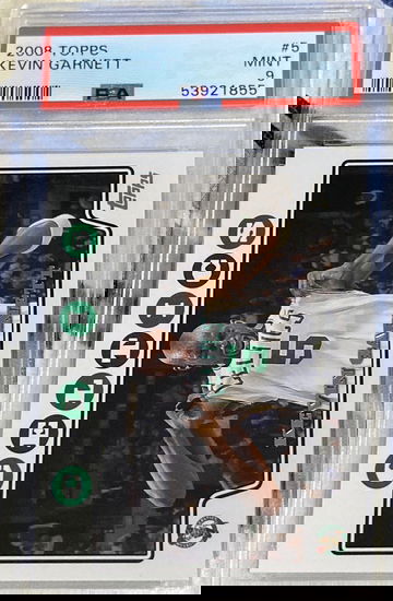 2008 Topps 5 Kevin Garnett PSA 9