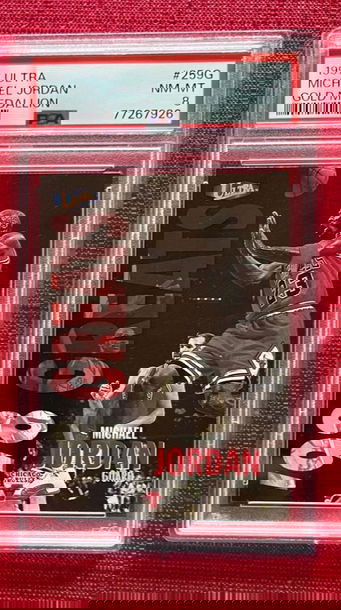 1997 Ultra Gold Medallion Michael Jordan PSA 8 #259G '98 Greats