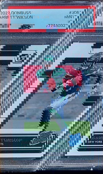 2022 GARRETT WILSON Panini Donruss Rated Rookie PSA 9 RC #306