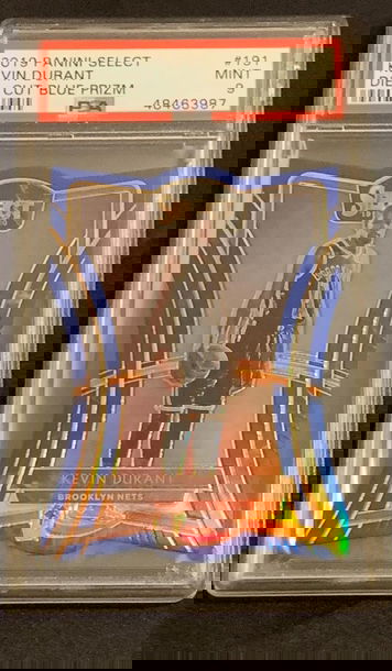 2019 Select Kevin Durant Die-Cut Blue #/249 PSA 9
