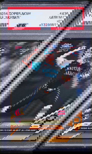 2024 TOPPS NOW PAUL SKENES #436 RC ROOKIE PSA 10