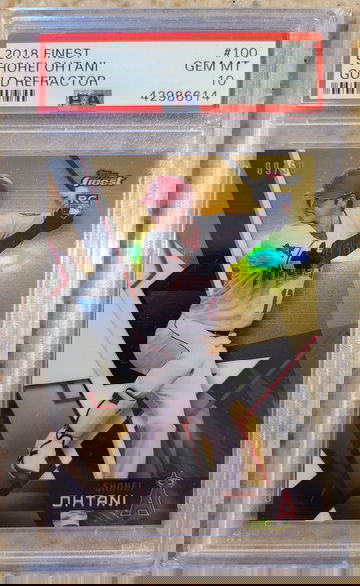 2018 Topps Finest Shohei Ohtani Gold /50 