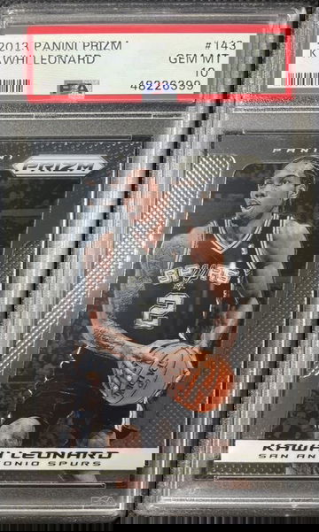 2013-14 Panini Prizm #143 Kawhi Leonard San Antonio Spurs PSA 10 GEM MINT 2nd Year