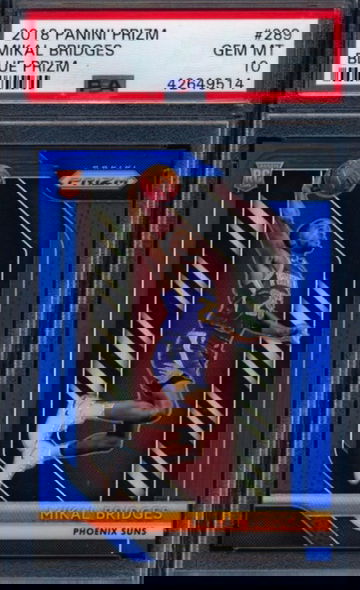 Mikal Bridges 2018 Prizm Blue /199 RC