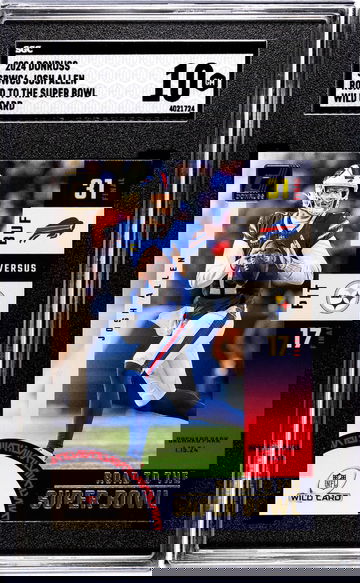 2024 Donruss #SBWC6 Josh Allen Road To The Super Bowl Wild Card SGC 10