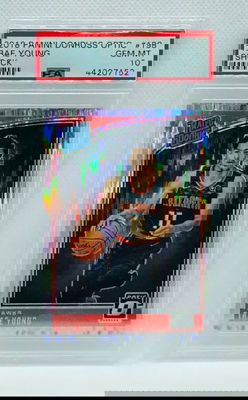 2018 Trae Young Rookie RC Optic Shock PSA 10