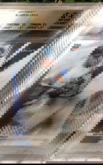 2017 Topps Finest #2 Aaron Judge BGS 9.5 