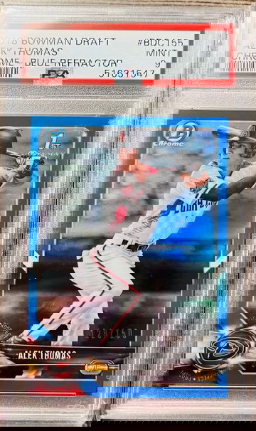 2018 Bowman Chrome Alek Thomas PSA 9