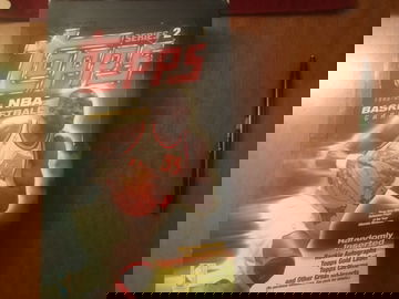 1998/99 topps 2 unsealed basketball hobby box