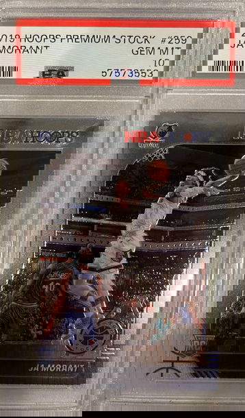 2019 HOOPS PREMIUM STOCK Ja Morant PSA GEM MT 10