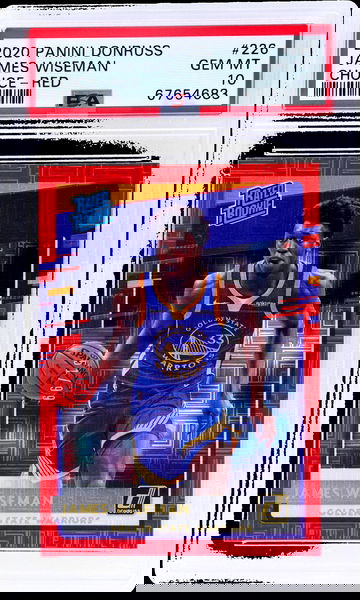 2020 Panini Donruss Choice James Wiseman #226 /99 PSA 10 RC