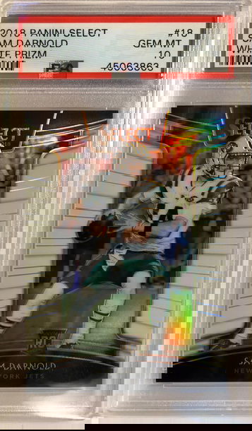 2018 Select Sam Darnold Concourse White /75