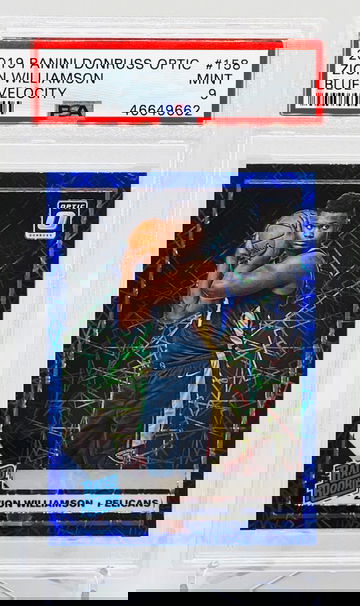 Zion Williamson Optic Blue Velocity RC PSA 9 