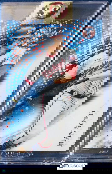 JUAN SOTO 2022 Topps Pristine Encased #34 BLUE REFRACTOR SP #61/75 Nationals