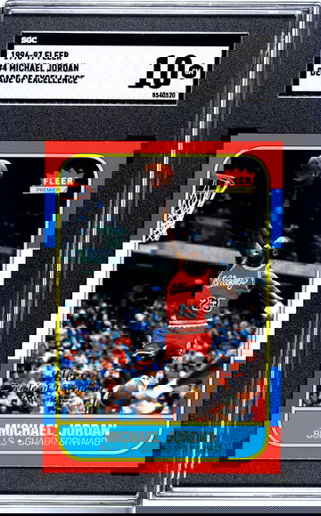 1996-97 Fleer #4 Michael Jordan Decade of Excellence