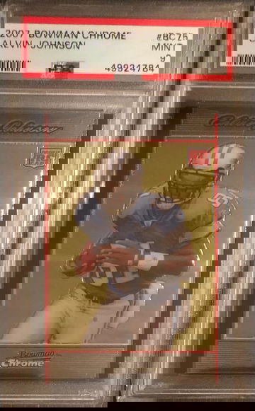 2007 Bowman Chrome Calvin Johnson Rookie RC PSA 9 Mint