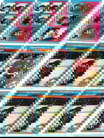 1978-1979 Topps Hockey Card Lot 25 All Stars Dryden Trotter LeFluer Smith