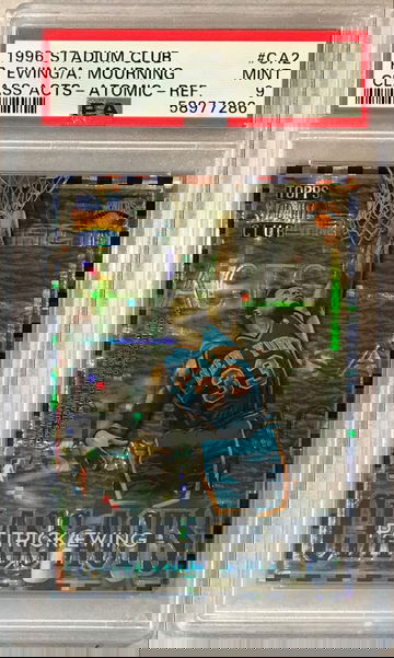 1996 Stadium Club Class Acts Atomic Refractor #CA2 - Patrick Ewing & Alonzo Mourning - PSA 9 Mint -  Georgetown