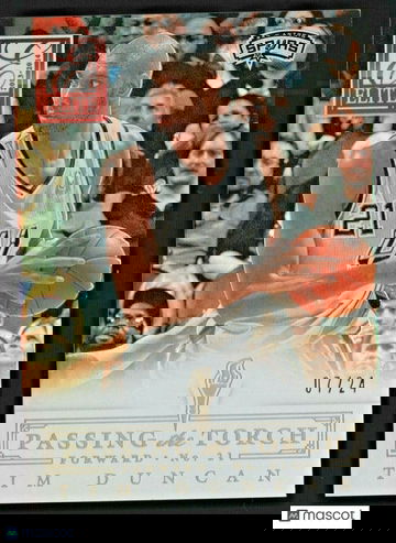 Tim Duncan Marc Gasol 2013-14 Panini Elite Passing The Torch Gold SSP 7/24