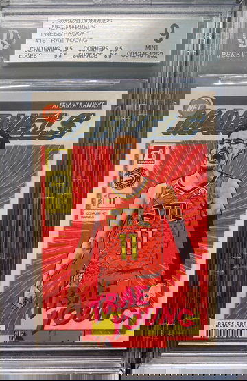 Trae Young Donruss Marvels Press Proof