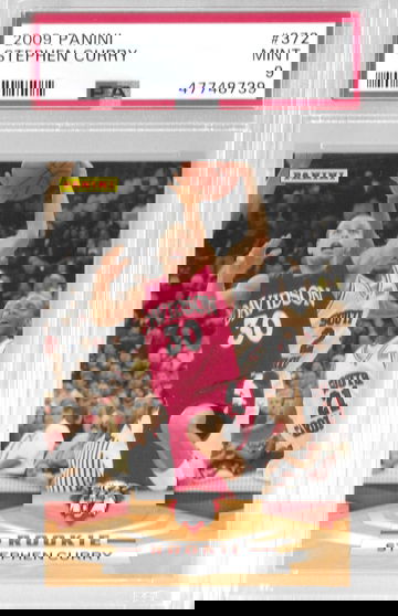 2009 Panini Stephen Curry #372 Rookie PSA9