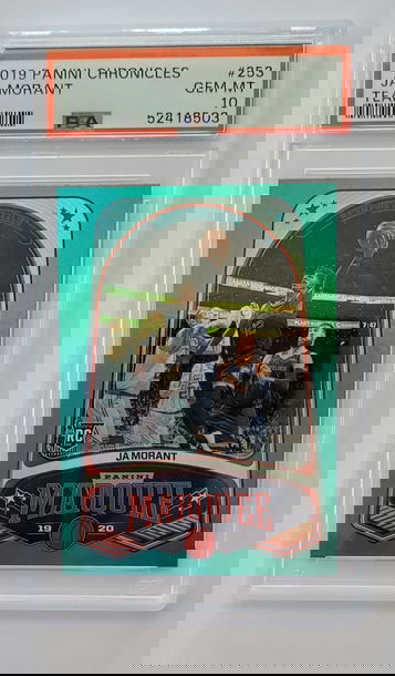2019 Chronicles Marquee Teal #253 Ja Morant RC PSA 10 Gem Mint