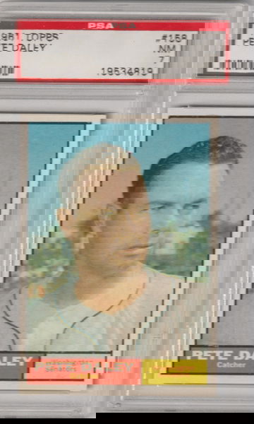 1961 Topps #158 Pete Daley PSA 7 (Near Mint)