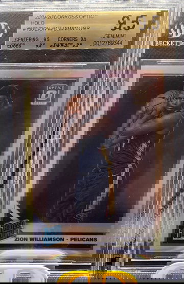 Zion Williamson Optic Holo Rookie True Gem BGS 9.5 
