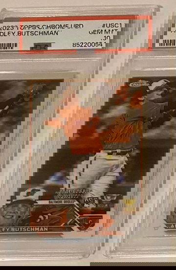 2023 Adley Rutschman PSA 10 Gem Mint Topps Chrome Update #USC1 Rookie Card